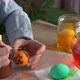 Easter egg painting with beeswax. - VideoHive Item for Sale
