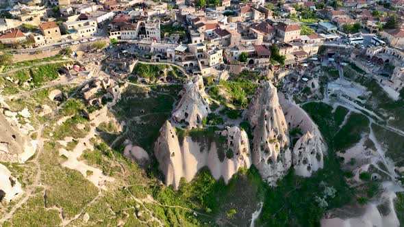 The best landscapes of Cappadocia aerial view 4 K