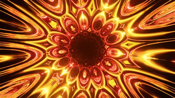 Abstract Gold and Red Background V3