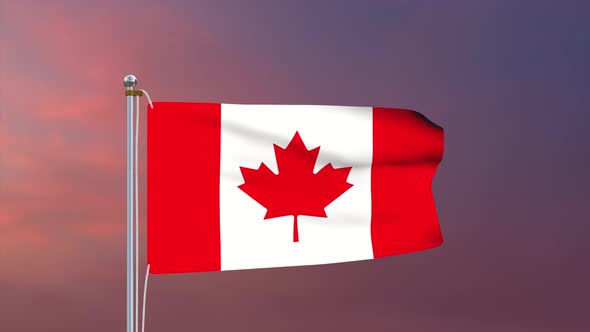 Canada Flag 4k