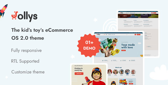 Jollys – Kids Toys eCommerce Shopify 2.0 Theme – 0 Sold!