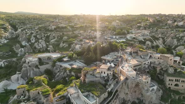 The best landscapes of Cappadocia aerial view 4 K