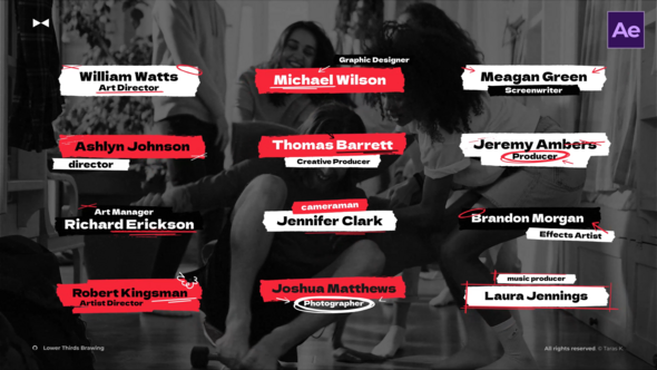 Lower Thirds Brawing \ AE