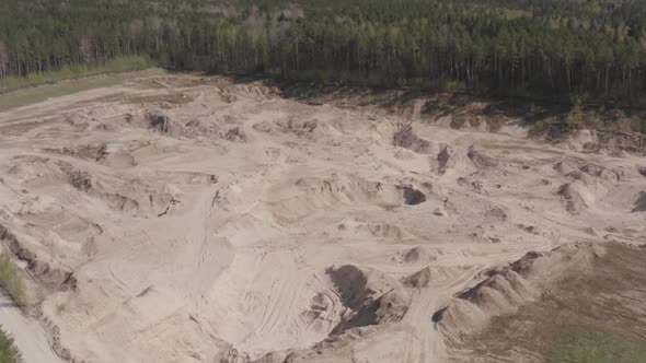 Abandoned Sand Quarry Turned into Motocross Practise Field