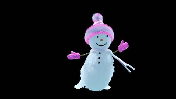 Snowman Dancing HD alt