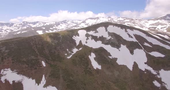 Sideways Flight Over the Hills