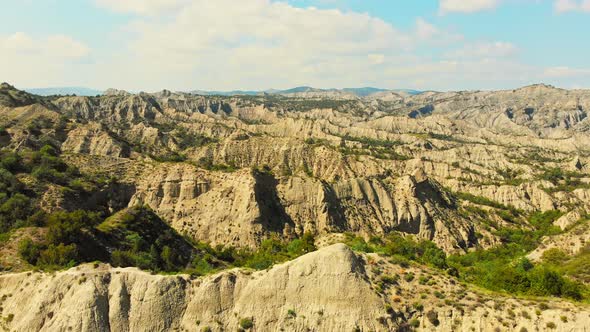 Aerial View VAshlovani National Park Landscape