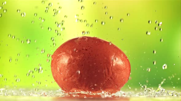 Drops of Water Fall on the Egg