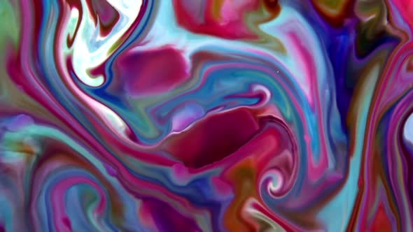 Abstract Colors And Paint Swirling Background Spread alt