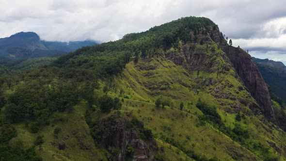 Tropical Landscape with Mountains and Jungle in Sri Lanka alt
