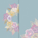 Floral Template with Pastel Flowers - GraphicRiver Item for Sale