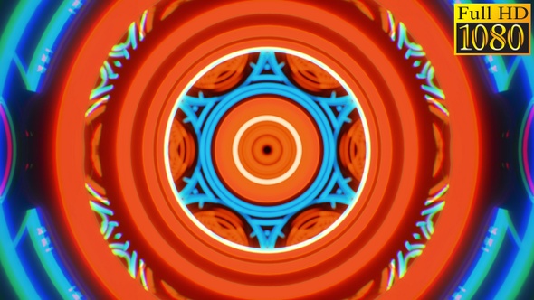 Circles Geometric Background Vj Loops V1