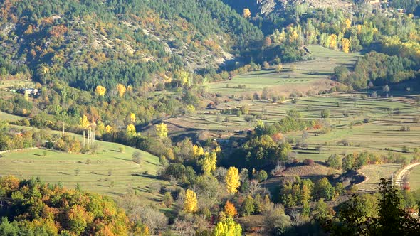 Muslim Village of Bosnia and Herzegovina in the Balkans