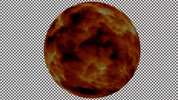 Lava Planet With Alpha 4K - V1