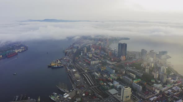 The Beautiful Epic City of Vladivostok From Above