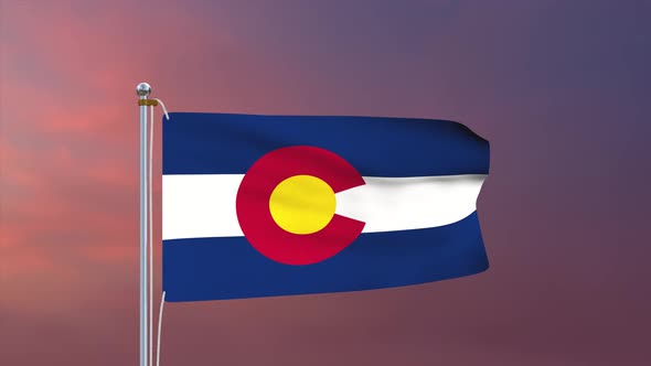 Colorado Flag 4k