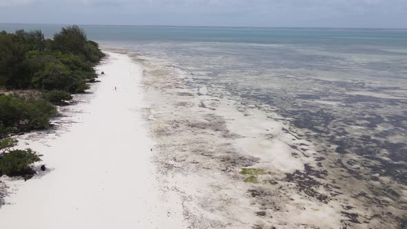 Zanzibar Tanzania  Empty Beach on the Ocean