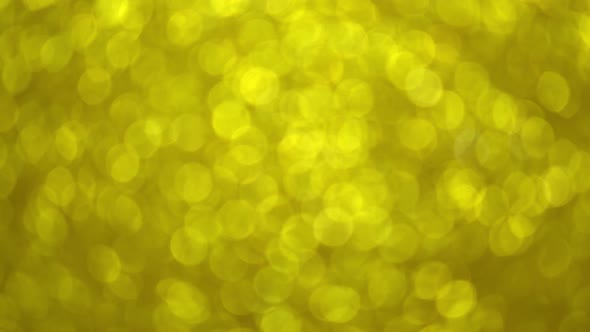 Rotation Gold Bokeh Background