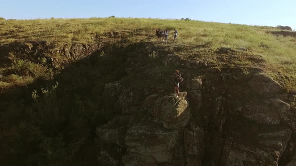 Flyover View From Drone