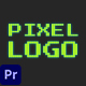 Pixel Glitch Logo MOGRT - VideoHive Item for Sale