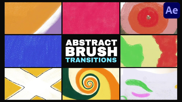 Abstract Brush Transitions for After Effects alt
