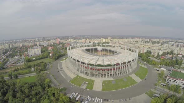 Aerial view of the National Arena 