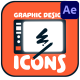 Graphic Design Icons And Titles for After Effects - VideoHive Item for Sale