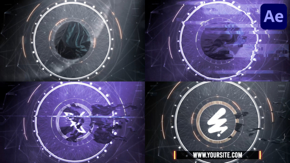 Epic Glitch Logo for After Effects alt