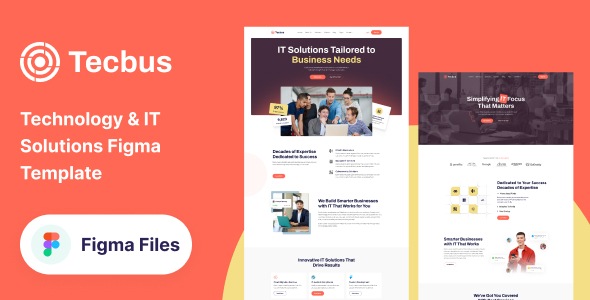 Tecbus - Technology & IT Solutions Figma Template