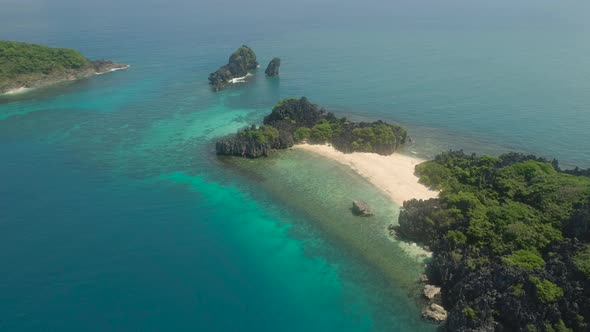 Seascape of Caramoan Islands, Camarines Sur, Philippines