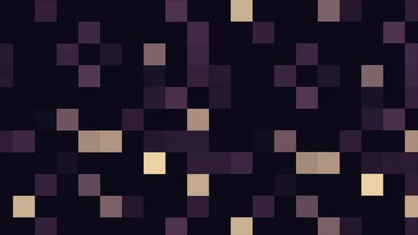 Abstract pixel blocks mosaic effect