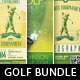 Golf Sports Event Template Bundle Vol 1