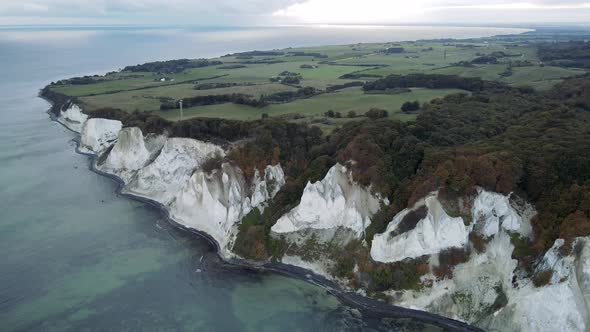 Rare drone footage of the world famous Møns Cliff in Denmark.