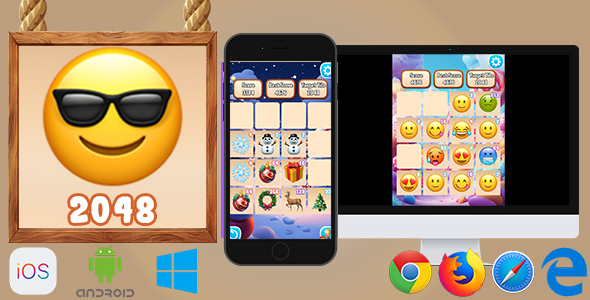 2048 Emoji - HTML5 Game
