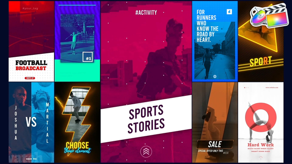 Sports Social Media Stories for FCPX alt