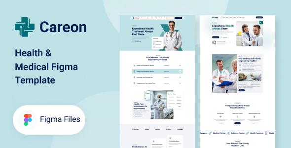 Careon - Health & Medical Figma Template