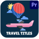 Travel Icons And Titles for Premiere Pro - VideoHive Item for Sale