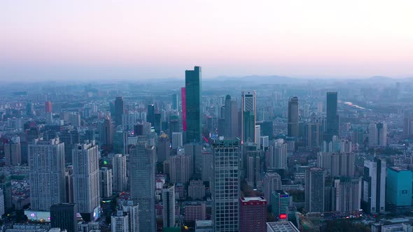 Nanjing City, Jiangsu Province, urban construction landscape