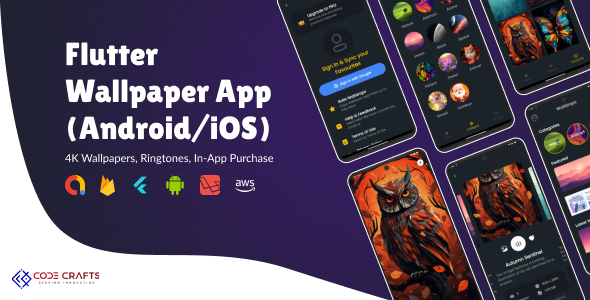 Flutter Wallpaper App with Admin Panel | Graphicfort