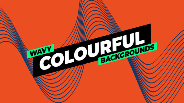 Wavy Colourful Backgrounds alt