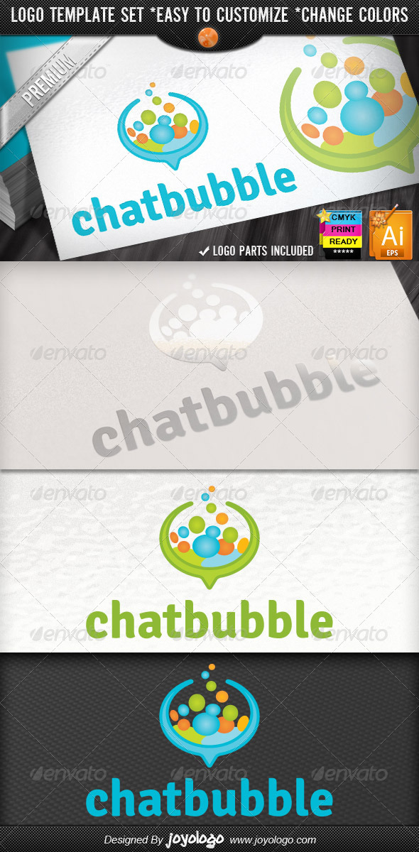 Social Media Applications Speech Bubbles Chat Logo