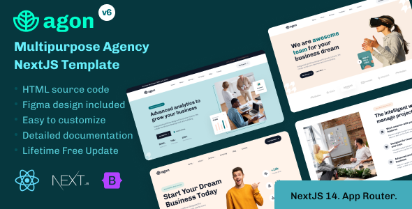 Agon - Multipurpose Agency NextJS Template