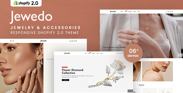 Jewedo – Jewelry & Accessories Responsive Shopify 2.0 Theme – 0 Sold!