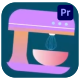 Baking And Cooking Icons And Titles for Premiere Pro - VideoHive Item for Sale