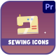 Sewing Studio Icons And Titles for Premiere Pro - VideoHive Item for Sale