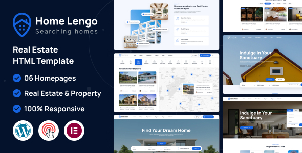 Homelengo – Real Estate HTML Template – 0 Sold!