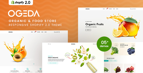 Ogeda – Organic & Food Store Shopify 2.0 Theme – 0 Sold!