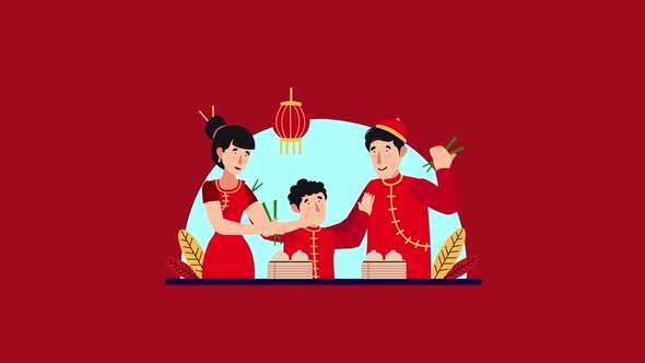 Chinese New Year Animation Scene 04