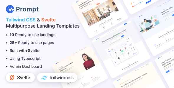 Prompt - Modern & Multipurpose Svelte Template