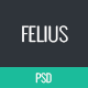 Felius – Multipurpose PSD Template - ThemeForest Item for Sale